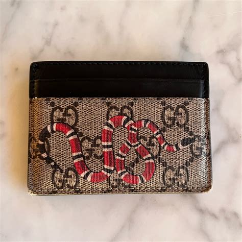 gucci snake in space|gucci kingsnake card case.